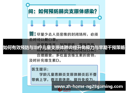 如何有效预防与治疗儿童支原体肺炎提升免疫力与早期干预策略