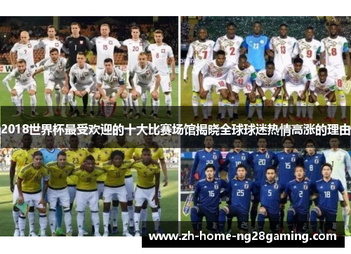 2018世界杯最受欢迎的十大比赛场馆揭晓全球球迷热情高涨的理由